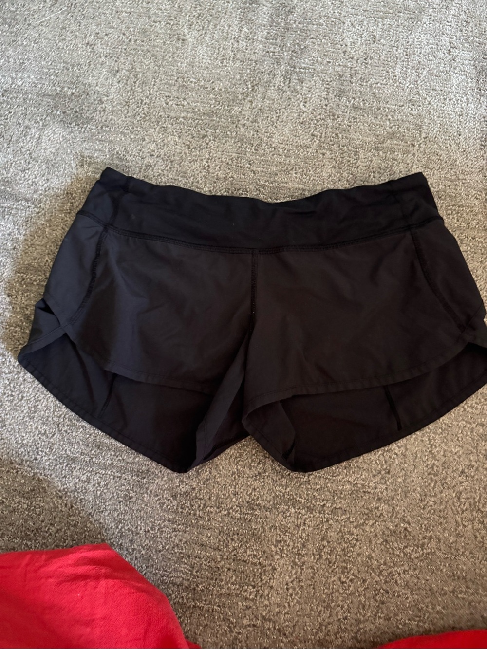 lululemon athletica Black Layered Running Shorts